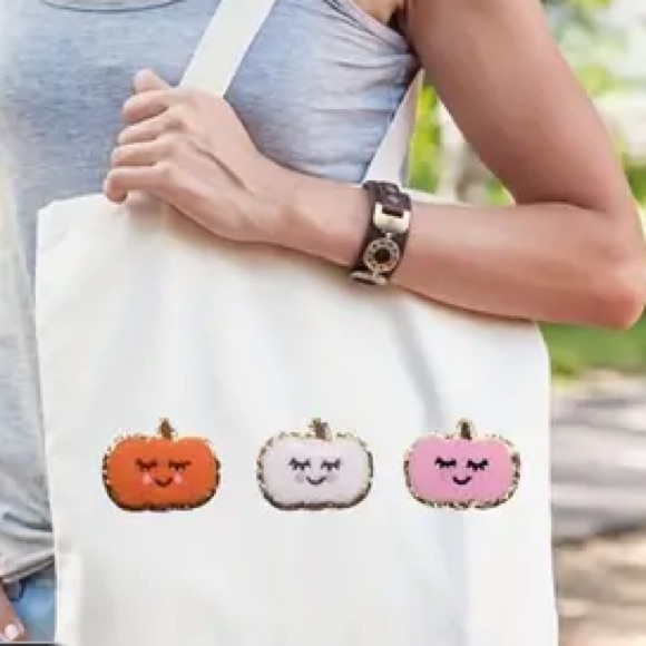 Vibrant Chenille Pumpkin Patch Appliqué Iron-On, Fusible, Embroidery Ready - Picture 8 of 9